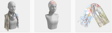 Load image into Gallery viewer, 3 Magnolia Scarf Photos