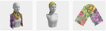 Load image into Gallery viewer, 3 Tulip Market Scarf Photos