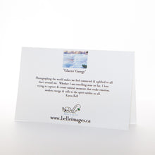 Load image into Gallery viewer, "Energy of the Glacier Waters" Greeting Card