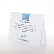 Load image into Gallery viewer, "Lake Rhythms" Greeting Card