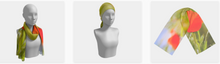 Load image into Gallery viewer, "Sway" Poppy Scarf
